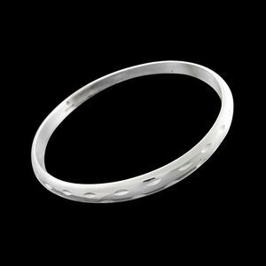 925 Sterling Silver Bracelet, 8 inch Bangle Bracelet, Wristlet, Armband,...